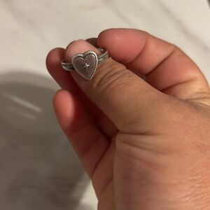 James Avery Silver Heart Ring